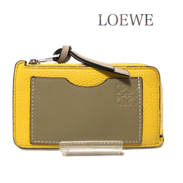美品】LOEWE ロエベ アナグラム フラグメントケース コインケース 美品】LOEWE ロエベ アナグラム フラグメントケース コインケース