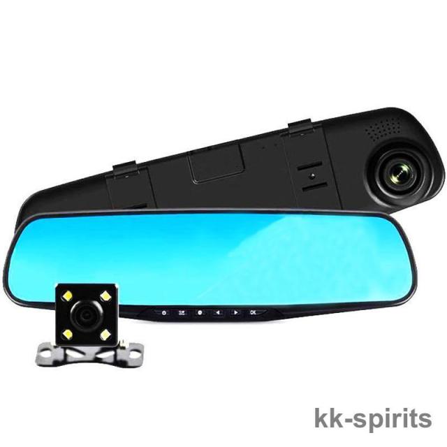 4.3インチ　ルームミラーモニター　バックカメラセット　ワイヤレスシステム　バックモニター 3点セット VC99WBT100B021 バックカメラセット 4.3インチ ルームミラーモニター 42万画素 高画質