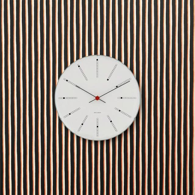 ARNE JACOBSEN アルネヤコブセン BANKERS バンカーズ 290mm 掛時計 