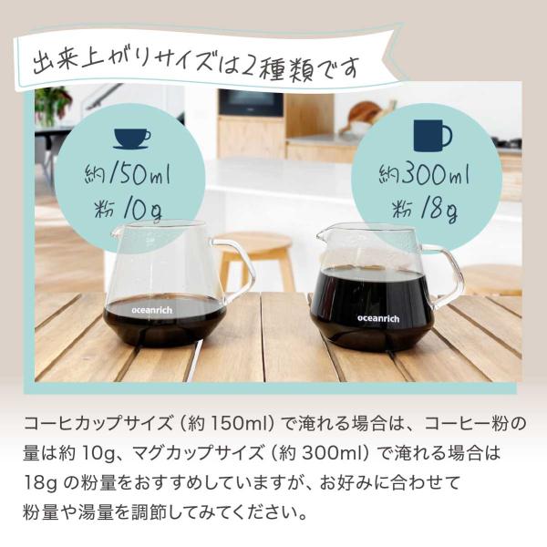 oceanrich CM1 ハンドドリップ機能 コーヒーメーカー ドリップ式 ケトル 蒸らし錐型ドリッパー 紙フィルター 25枚付き ドリップコーヒー UQ-ORCM1_12
