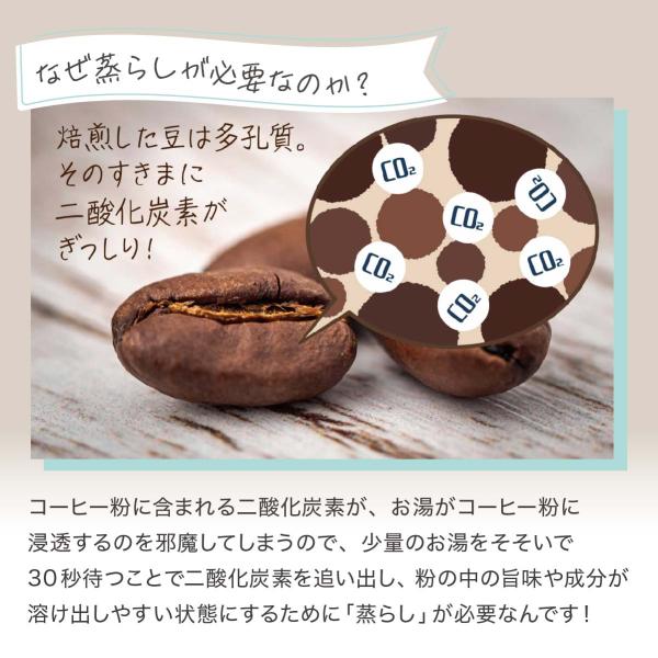oceanrich CM1 ハンドドリップ機能 コーヒーメーカー ドリップ式 ケトル 蒸らし錐型ドリッパー 紙フィルター 25枚付き ドリップコーヒー UQ-ORCM1_4