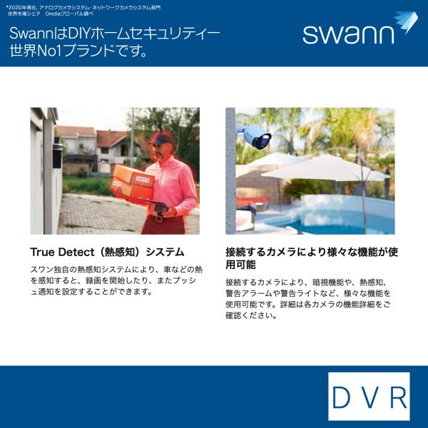 Swann セキュリティカメラ 8CH DVRレコーダー FHD 2TB搭載(最大4TB対応) レコーダー単品 SODVR-84680T_3