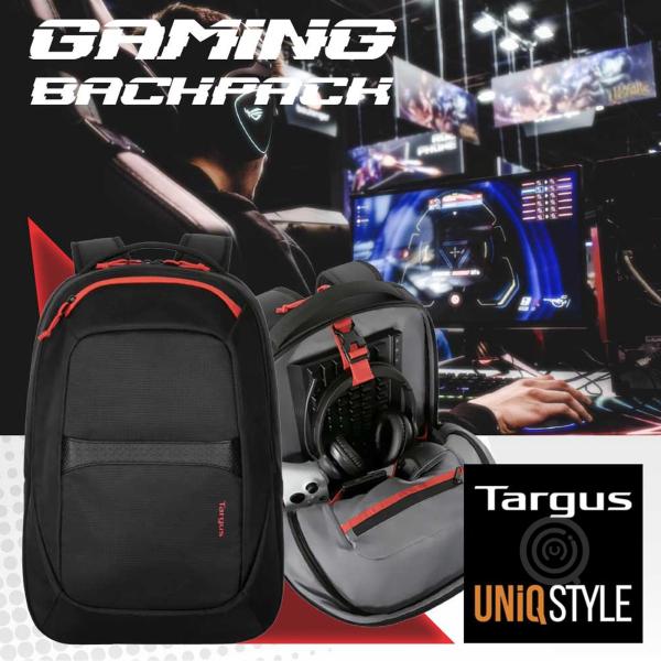 Targus バックパック メンズ Strike 2 17.3”  Gaming Backpack ノートPC収納 カジュアルバック TBB639GL-70