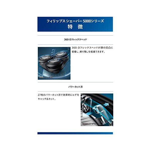 PHILIPS フィリップス 5000 シリーズ S5445/03 メンズ 電動