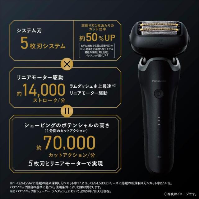 Panasonic パナソニック シェーバー ラムダッシュ PRO ES-L550U-S 