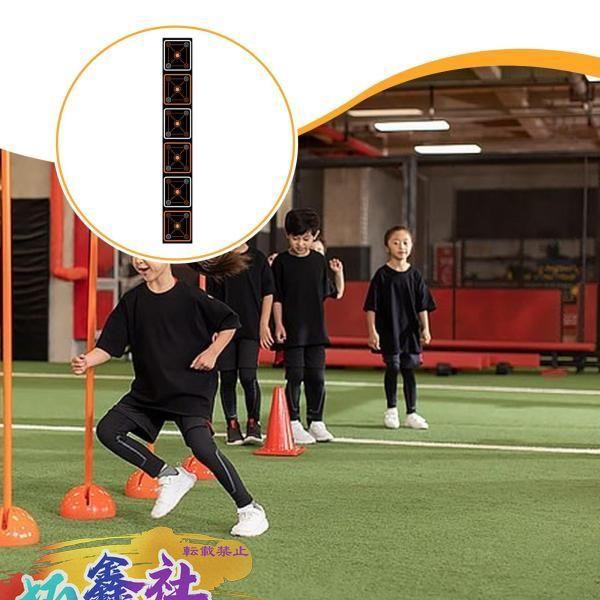 アジリティラダーマット スピードアジリティトレーニングラダー ワークアウト用 フットボール ボクシング オレンジ