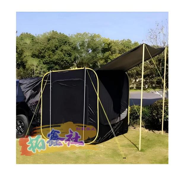 カーサイドテント ポップアップテント 車中泊 テン ト防災対策 テント トランクテント 3面開放構造 ２重構造 SUVラポップアップテント 虫除け対策 リアゲー