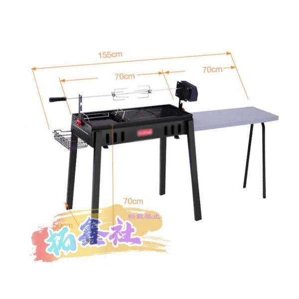 バーベキューグリル 屋外折りたたみバーベキューホーム5人木炭