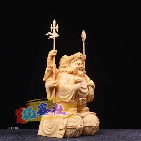 木製仏像 約30cm ダークブラウン 木彫り仏像 ダークブラウン 木製 仏像 約30cm ダークブラウン