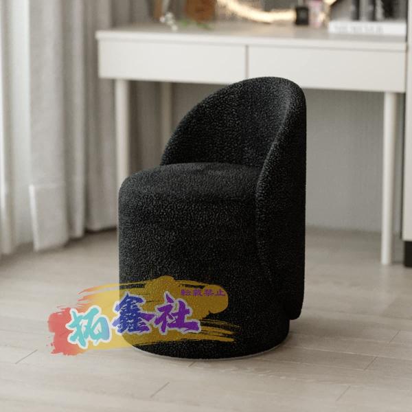 フットスツール化粧スツール 玄関スツールラムウールフットスツール360