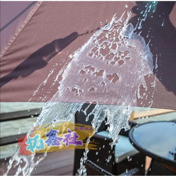ガーデンパラソルパラソル 速乾撥水屋外パティオビーチサンシェイド