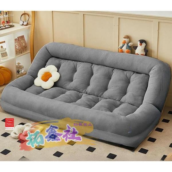 テーブル付ソファベッド ライトグレー テーブル付ソファベッド ライトグレー ソファベッド