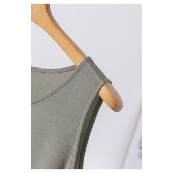 シルク ワンピース タックスリーブ ロングワンピース レディース