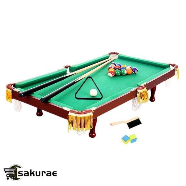 ビリヤード用 ビリヤード台、ビリヤードボール付き折りたたみ