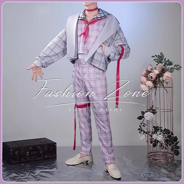 ◆バーチャルYouTuber VTuber 風 葛葉 セーラー服 コスプレ衣装 コスチューム 演出服 アニメ ゲーム ハロウィン cosplay 変装