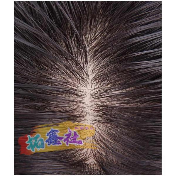 人毛 ウィッグ ロング フルウィッグ 人毛100％ 自然 47cm 自然黒 自然