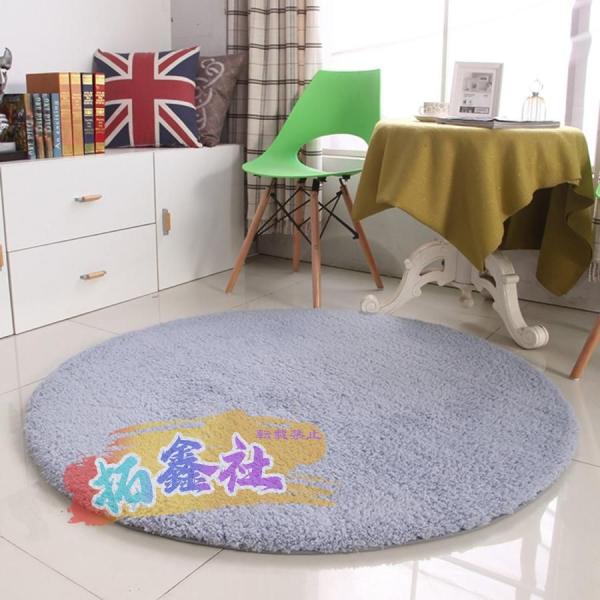 ラグ　洗える　ラグマット　カーペット　夏　グレー　滑り止め付　円形　180×180cm　シャギー　マイクロファイバー　北欧　無地　オシャレ　絨毯　低反発　オー