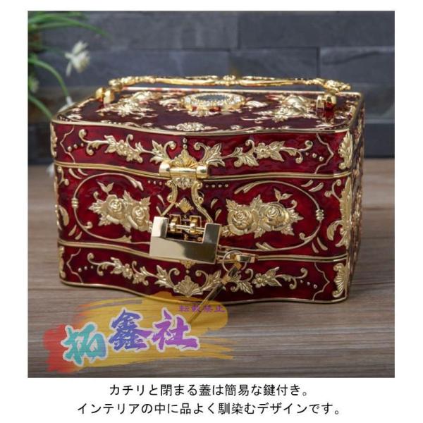 ジュエリーケース 螺鈿細工 木製 宝箱 小物入れ 宝石箱 収納