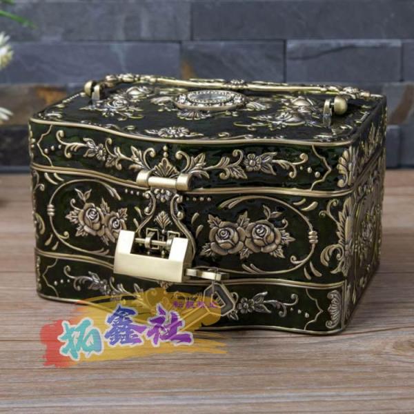 ジュエリーケース 螺鈿細工 木製 宝箱 小物入れ 宝石箱 収納