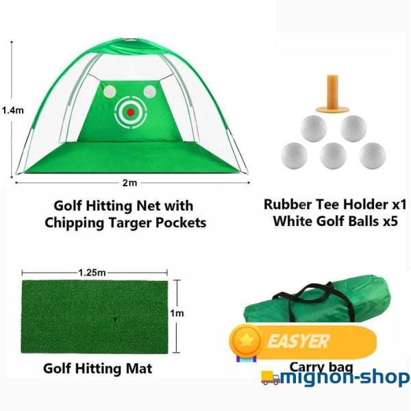 ゴルフネット、ゴルフ 練習用 ネット、ポータブルゴルフ練習