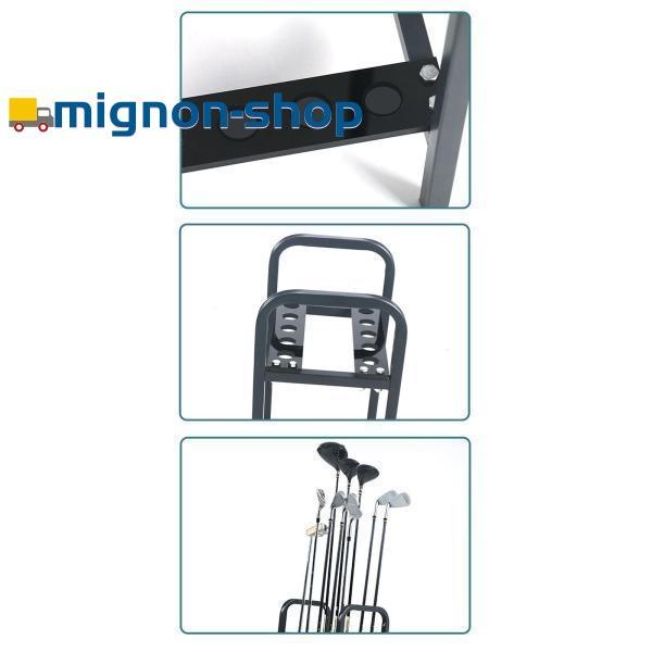 ゴルフクラブラック ゴルフクラブスタンド 滑り止め クラブ10本用