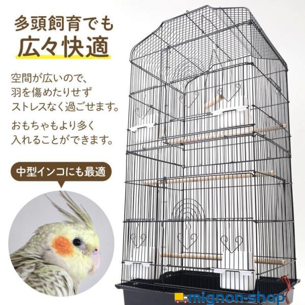 鳥かご ケージ 大型 鳥籠 鳥小屋 バードケージ 底網 止まり木 鳥 セキセイ 鳥かご 鳥籠 ケージ 鳥 インコ 大型 おしゃれ 多頭飼い