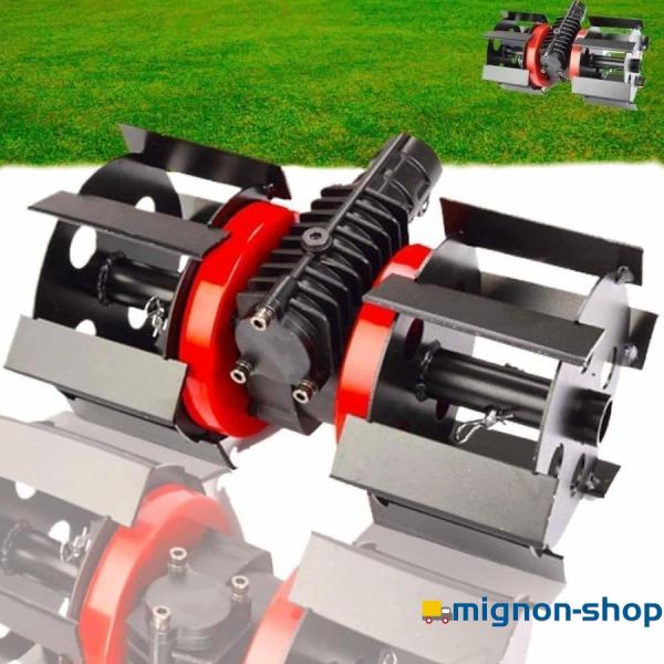 土起こし・除草用多機能ホイール、 ドイツ除草用多機能ホイール 雑草除去と土壌ほぐしが 小型 軽量 使いやすい 効率 除草/土起こし/溝掘り