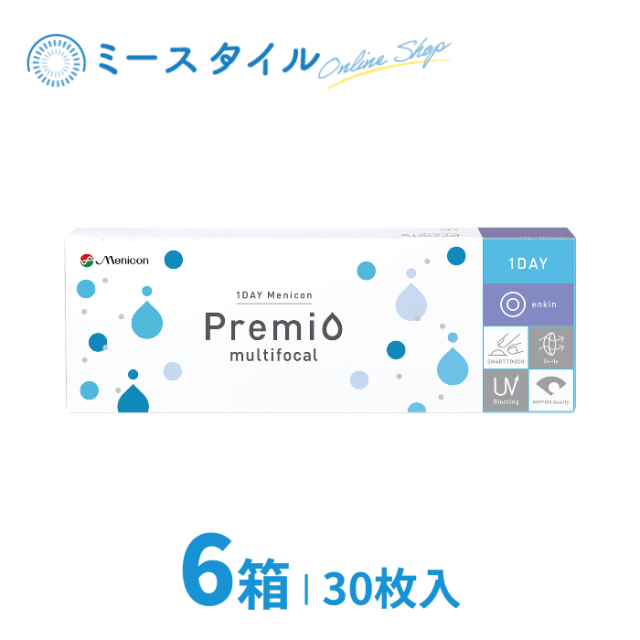 [メニコン] 1DAYメニコンプレミオマルチフォーカル (遠近両用) 30枚入り 6箱