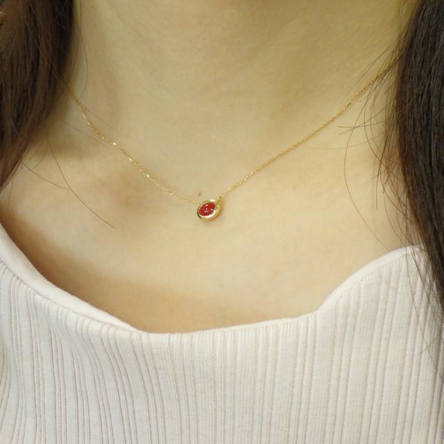 血赤 珊瑚 サンゴ ペンダント ネックレス K18 3月 誕生石 お祝い 血赤 珊瑚 サンゴ ペンダント ネックレス K18 3月 誕生石 お祝い