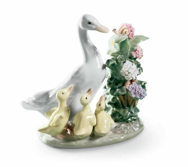 LLADRO 置物 アヒル 3体セット リヤドロ スペイン 光沢仕上げ