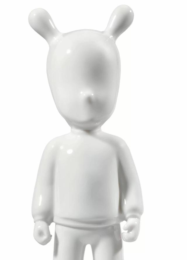 The White Guest 小 LLADRO リヤドロ 白 リアル フィギュリン ゲスト 置物 オブジェ インテリア 人形 磁器 おしゃれ かわいい スペイン プレゼント 玄関 お祝い 新築 開業 癒し リビング 寝室 事務所 オフィス 【正規品】 01007732