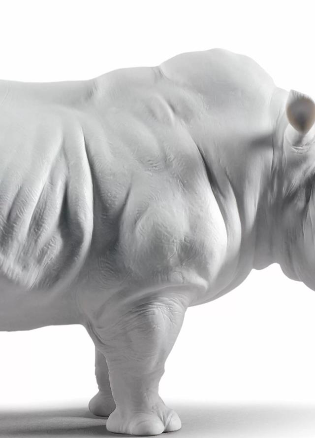 シロサイ White 白 LLADRO リヤドロ 置物 オブジェ インテリア 人形