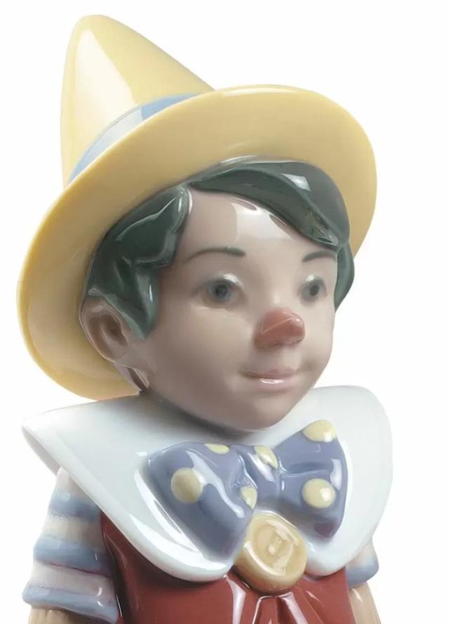 ピノキオ LLADRO リヤドロ 童話 置物 オブジェ インテリア 人形 磁器 かわいい おしゃれ スペイン プレゼント 玄関 お祝い 新築 開業 癒し リビング 寝室 事務所 オフィス 【正規品】 01009274