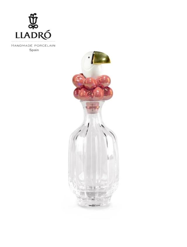 Toucan ボトル LLADRO リヤドロ  置物 オブジェ インテリア 人形 磁器 かわいい おしゃれ スペイン プレゼント 玄関 お祝い 新築 開業 癒し リビング 寝室 事務所 オフィス 【正規品】01009464
