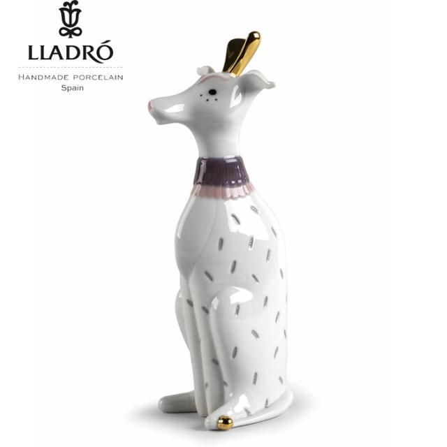 おかしな友達 犬  LLADRO  リヤドロ  置物 オブジェ インテリア 人形 磁器 かわいい おしゃれ スペイン プレゼント 玄関 お祝い 新築 開業 癒し リビング 寝室 事務所 オフィス 【正規品】 01009553