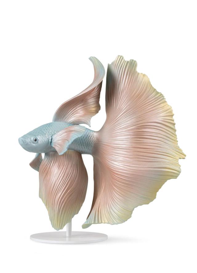 ベタI LLADRO リヤドロ  置物 熱帯魚 オブジェ インテリア 磁器 かわいい  プレゼント お祝い 出産 新築 開業 癒し リビング 寝室 事務所 オフィス 【正規品】01009700