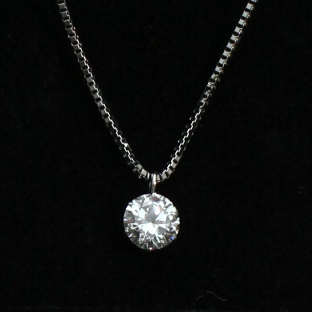 ダイヤモンド ネックレス 0.2ct プラチナ Pt900 一粒 6本爪 シンプル ダイヤネックレス ペンダント 鑑別カード付き ダイヤモンド ネックレス 一粒 0.2ct プラチナ プチ ペンダント Ｆ