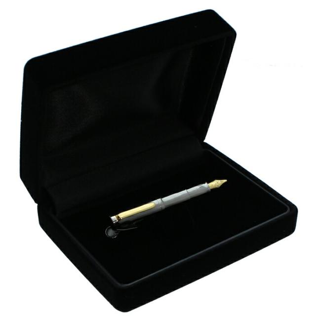 ネクタイピン 万年筆 ペンシル SILVER タイバー かっこいい おしゃれ