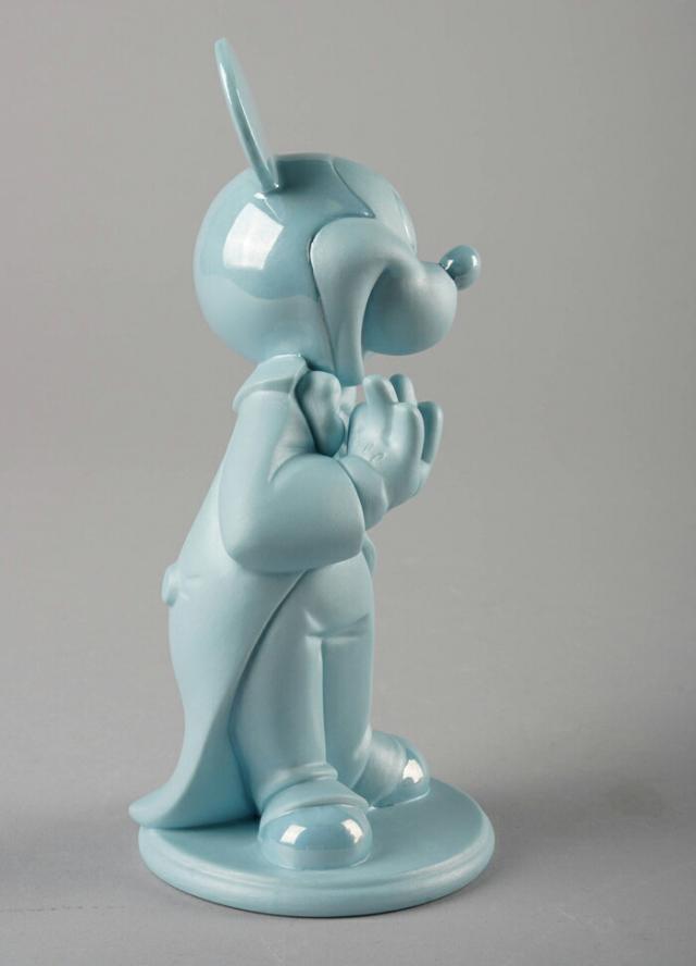 ミッキーマウス Blue LLADRO 【正規品】リヤドロ 新作 フィギュリン