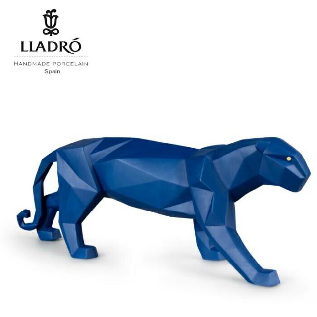 Origami - パンサー Blue LLADRO 【正規品】リヤドロ 豹 ヒョウ