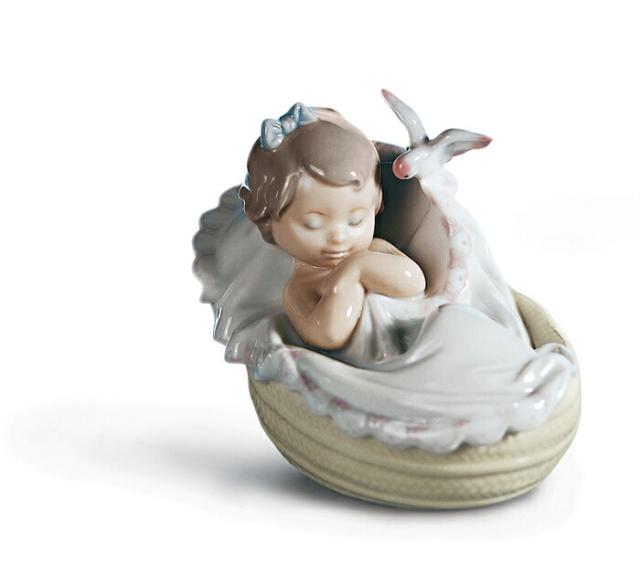 私の夢 LLADRO 【正規品】リヤドロ 赤ちゃん 女の子 女 フィギュリン
