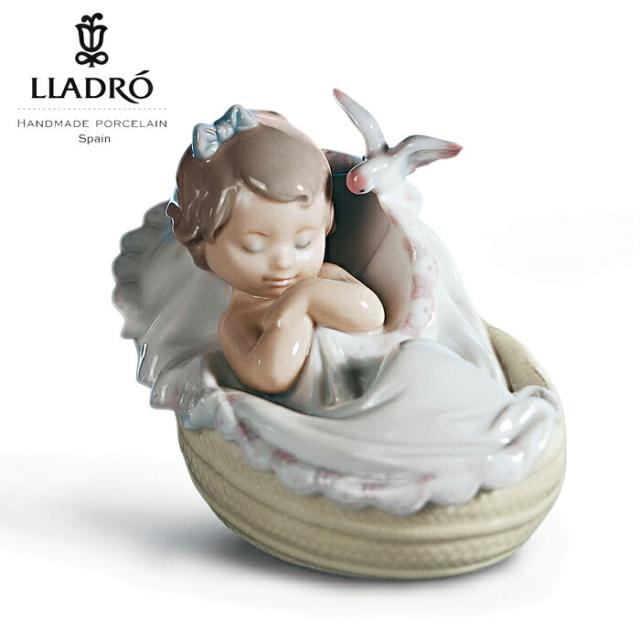 私の夢 LLADRO 【正規品】リヤドロ 赤ちゃん 女の子 女 フィギュリン