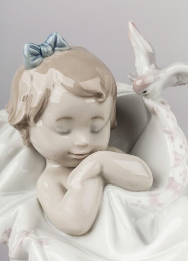 私の夢 LLADRO 【正規品】リヤドロ 赤ちゃん 女の子 女 フィギュリン