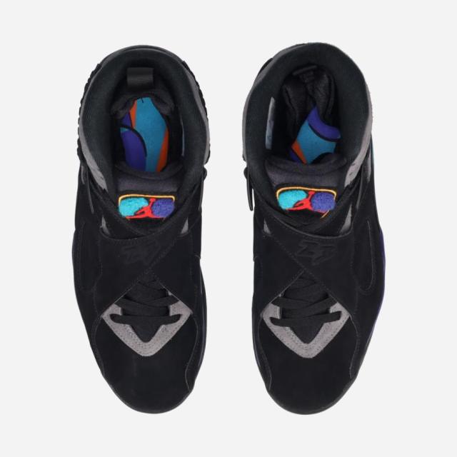 NIKE AIR JORDAN 8 RETRO -AQUA- ナイキ エア ジョーダン 8 レトロ -アクア- メンズ BLACK/MULTI COLOR/MULTI COLOR ブラック 305381-006