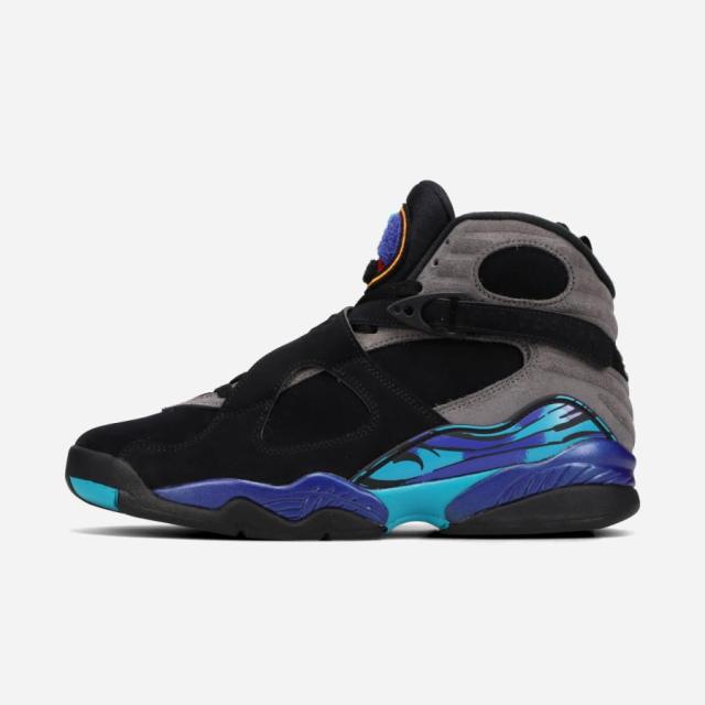 NIKE AIR JORDAN 8 RETRO -AQUA- ナイキ エア ジョーダン 8 レトロ -アクア- メンズ BLACK/MULTI COLOR/MULTI COLOR ブラック 305381-006