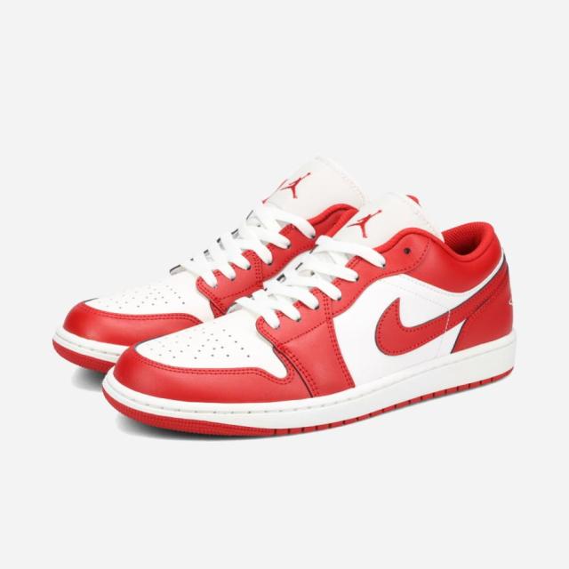 NIKE AIR JORDAN 1 LOW ナイキ エア ジョーダン 1 ロー メンズ SUMMIT WHITE/SUMMIT WHITE/VARSITY RED ホワイト 553558-166