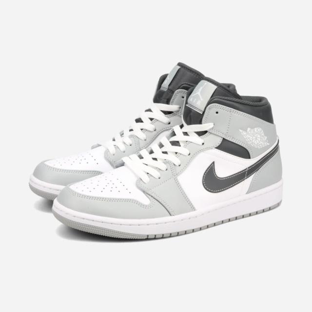 NIKE AIR JORDAN 1 MID ナイキ エア ジョーダン 1 ミッド LIGHT SMOKE GREY/WHITE/ANTHRACITE 554724-078