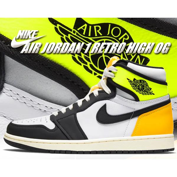 ナイキ エアジョーダン 1 レトロ ハイ NIKE AIR JORDAN 1 RETRO HIGH OG white/black-volt 555088-118 ホワイト ブラック ボルト ゴールド AJI Volt Gold
