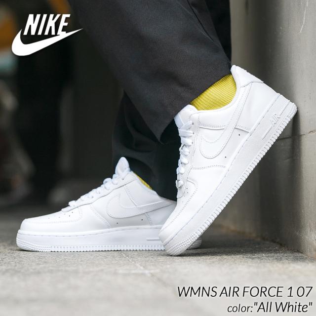 NIKE WMNS AIR FORCE 1 07 All White ナイキ ウィメンズ エアフォース 1 ロー スニーカー ( 白 ホワイト レディース DD8959-100 )