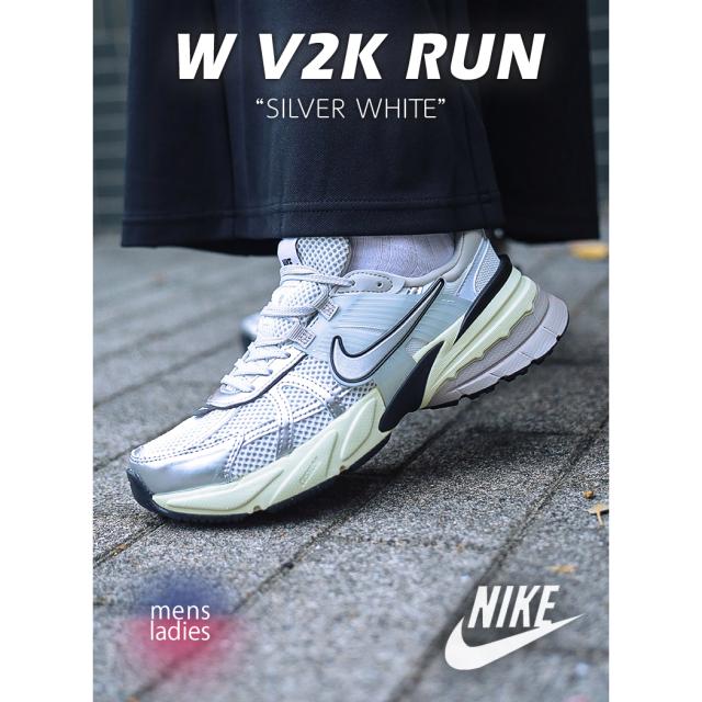 NIKE W V2K RUN WHITE SILVER ナイキ ブイツーケー　ラン スニーカー ( ブイツーケー　ランニング レディース  FD0736-100)